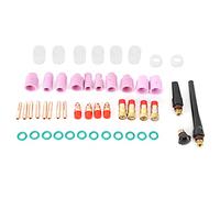 49pcs Tig Welding Torch Kit Collette Ceramic Urezzle Cups per WP17 18 26 150-250A