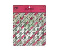 49PZ GANCIO MIDI LUSSO IN ACCIAIO INOX IN CARTELLA:
