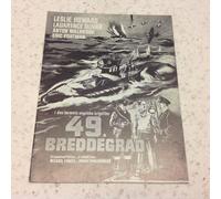 49th Parallel Leslie Howard Laurence Olivier Walbrook 1941 programma cinemato...