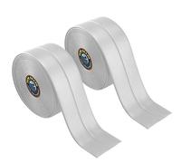 4All Striscia sigillante sigillante impermeabile, autoadesiva, per lavandino, vasca da bagno, in PVC bianco, per bagno, WC, lavandino, vasca da bagno (grigio, 22 mm x 3,2 m)