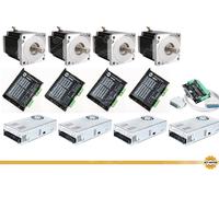 4Axis Nema 34 Passo-Passo motor1232 oz-In 5.6A&Driver Breakout Board CNC Machine