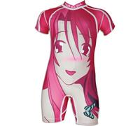4BB2 Candyce - Costume da Bagno Bambina, con Protezione UV, Rosa (Rosa/Beige), 86-92 (18 Monate)