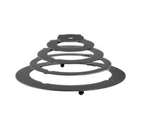 4BIG.fun Adattatore - Anelli per forno da 43,5 - 47 cm Utschak piastra di regolazione Kazan adattatore, caldaia Uchag forno da campeggio