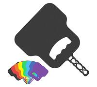 4BIG.Fun Ventagli per barbecue a nido d'ape per barbecue, barbecue, camino, di ricambio, colore nero