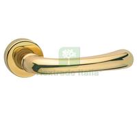 4BLISTER BL 1 2 MANIGLIA OTTONE LUCIDO X PORTE BLINDATE SX:
