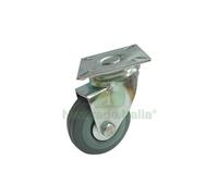 4BLISTER BL RUOTA GOMMATA CON PIASTRA D.50 MM 2 PZ: