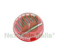 4BLISTER INSERTI MAGNETICI 7 PEZZI IN ACCIAIO SK2: