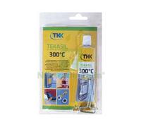 4BLISTER SILICONE ALTE TEMPERATURE TEKASIL ACETAT 300°C ML.60 ROSSO: