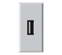 4Box 4B.HD.USB Caricatore USB 2.1 Ampere Compatibile con Bticino Axolute, 250 V, Bianco