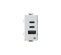 Presa USB 4Box CCA 20W per Bticino Matix Bianca 4BUSB20WCCA.AM
