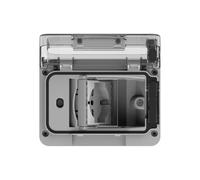 4box Custodia Wide grado di protezione IP55 completa di presa schuko bivalente