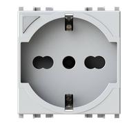Presa schuko P40 Smart 4Box per Vimar Plana bianca 4BP40S.V14