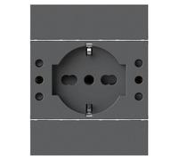 4Box P503 4BP503.KG Modulo schuko e 2 prese 10A compatibile BTicino Living Now