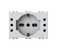 4Box P503 4BP503.V19B Modulo presa schuko 2 prese 10A compatibile Vimar Arkè