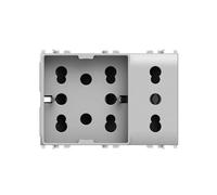 Presa elettrica universale 10/16A 3 moduli Side 4Box Unica per Vimar Plana 4B.V14.H21.XL