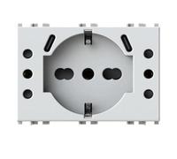 Presa multistandard 4Box Usb P503 compatibile Vimar Arke bianco - 4BUSBP503.V19B
