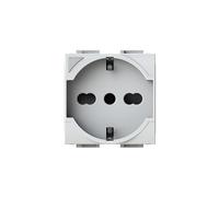 4box - Presa smart P40 S compatibile con Bticino® LivingLight™. Colore Bianco. Connessa tramite WiFi, controllabile con App 4box e assistenti vocali Amazon Alexa e Google Home.