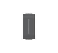 Pulsante singolo Uniko Lite S Smart 4Box per Bticino LivingLight antracite 4BCU1S.L