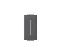 4box - Uniko Pro S Comando Smart, compatibile Bticino® Living Light™. Comanda 2 punti luce o il motore di 1 avvolgibile. Antracite. Controllabile con App 4box e assistenti vocali Amazon e Google.