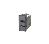 4BOX PRESA USB CON CONNETTORE TIPO C E TIPO A 3.0A PER BTICINO AXOLUTE ANTRACITE