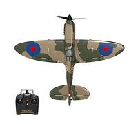 4CH RC Spitfire Airplane - 2.4GHz Remote Control Fighter Aircraft con corpo in schiuma EPP, aereo ad ala fissa adatto ai principianti (versione RTF