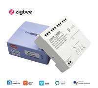4CH USB5V AC/DC 7-32V modulo relè ZigBee interruttore luce telecomando Vioce Alexa Google Home Tuya Smart Hub Gateway Bridge