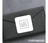 4CM 50/100/500/1000 Pezzi Adesivi personalizzati con qualsiasi design, immagine, logo o testo per logo aziendale, etichette di ringraziamento, adesivi per anniversario, vacanze, Ognissanti, Natale, et