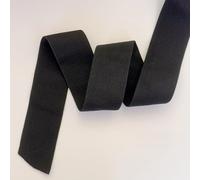 4cm x 45 Metri Cinghia in Poliestere,Nastro in sbieco Piegato,Cinghie di Stoffa per Realizzare Artigianali,per cucito decorazione progetti tessili (Size:1.6Inch(4cm)x 49.2 Yards(45m),Color:Black)