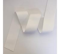 4cm x 45 Metri Cinghia in Poliestere,Nastro in sbieco Piegato,Cinghie di Stoffa per Realizzare Artigianali,per cucito decorazione progetti tessili (Size:1.6Inch(4cm)x 49.2 Yards(45m),Color:White)