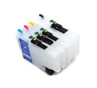 4Color America LC404 Cartuccia a inchiostro ricaricabile con chip Works con MFC-J1205W MFC-J1215W J1205 J1215 Sostituzione compatibile