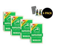 4confezioni 40 CARTE DA GIOCO NAPOLETANE MODIANO REGIONALI FAMILY SCOPA BRISCOLA