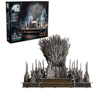 4D Build, Game of Thrones - Kit Modello 3D di Trono di Spade, Oggetti da Collezione e Decorazione da scrivania, Puzzle per Adulti per Fan del Libro Fantasy, Puzzle 3D per Adulti e Adolescenti, 219