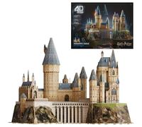 4D Build, Harry Potter Hogwarts Castle 3D Puzzle Kit 209 pezzi | Harry Potter, giocattolo da costruzione, puzzle 3D per adulti e ragazzi 12+