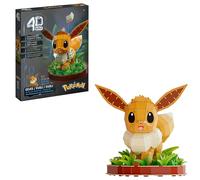 4D Build, Kit di modellismo 3D Pokémon Eevee, Personaggio dei Pokémon, arredo per scrivania, 238 Pezzi, dai 12 Anni in su