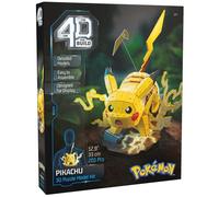 4D Build, Pokémon Pikachu 3D Model Kit, Pokémon Collectibles, Kanto Starter Collection, Desk Décor, Puzzle per adulti, Building Toys, Puzzle 3D per adulti e ragazzi, 201 pezzi, per Ages 12 & Up