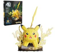 4D Build, Pokémon Pikachu, kit modellino 3D, statuetta Pokémon, collezione Kanto, decorazione da scrivania, 201 pezzi, per bambini dai 12 anni in su
