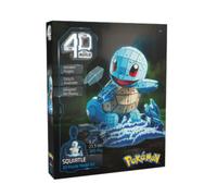 4D Build, Pokémon Squirtle 3D Model Kit, Pokémon Collectibles, Kanto Starter Collection, Desk Décor, Puzzle per adulti, Building Toys, Puzzle 3D per adulti e ragazzi, 180 pezzi, per Ages 12 & Up