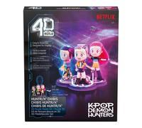 4D Build, Puzzle 3D KPOP Demon Hunters HUNTR/X Chibi, Rumi, Zoey, Mira, 12+