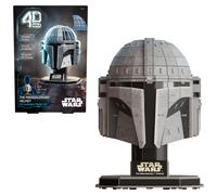 4D Build Star Wars Mandalorian Helmet 3D Cardstock Model Kit 88 pezzi Star Wars Toys Desk D?cor Giocattoli da costruzione Puzzle 3D per adulti e adole