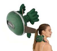 4D Massaggio Cervicale e Collo con Calore, Senza fili, Allevia il Dolore | Massaggio Cervicale e Collo,3 Intensità e 2 Temperature,Rilasciare le spalle,Ricaricabile USB-C per casa, ufficio, viaggi
