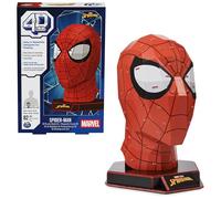 4D Puzzle, Kit di Modellismo per Puzzle 3D Marvel di Spider-Man da 82 pezzi con Supporto, Decorazione da Tavolo di Spider-Man, Puzzle 3D per Adulti e Ragazzi, 12+ Anni