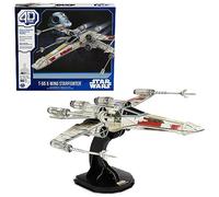 4D Puzzle, Kit di,odellismo 3D T-65 X-Wing Starfighter di Star Wars da 160 Pezzi, Decorazione da Tavolo Giocattolo Star Wars, Puzzle di Carta per Adulti e Ragazzi, 12+ Anni