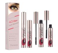 4D Silk Fiber Eyelash Mascara, Waterproof, Extra Volume, più lunga, più spessa, LONG LASTING, Nera
