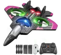 4DRC Aereo telecomandato giocattolo per bambini principianti, aereo di controllo remoto, giocattolo per aereo RC, regalo per ragazzi di 8-12 anni, regalo di compleanno, giocattolo per adulti, rosa