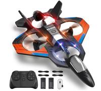 4DRC Aeroplani radiocomandati in schiuma per bambini e adulti, giocattolo RC per ragazzi, bambini e principianti, aerei RC, aerei da combattimento, elicottero, rotazione a 360°, facile da volare