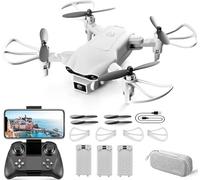 4DRC V9 720P Drone con Telecamera HD FPV, Un Pulsante di Decollo/Atterraggio, modalità Senza Testa, G-Sensore, Volo Circolare, 3D Flip, Funzione di Hovering, Adatto ai Principianti e Bambini