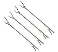4er Set Aiuto Avvincente 90cm Metallo Pinza Artiglio Raccoglitore Rifiuti,