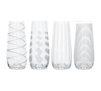 4er Set Bicchiere Alto Mikasa Cheers Steemless H.14cm Creative Tops