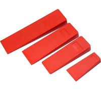 4er-Set Cuneo Holzspaltkeile Scissione Fällkeile Zeppa Legno Martello