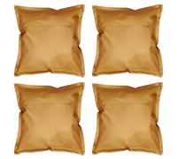 4er Set Esterno Cuscino Unico Mellow Yellow Giallo Arancione 50x50cm Lemetex
